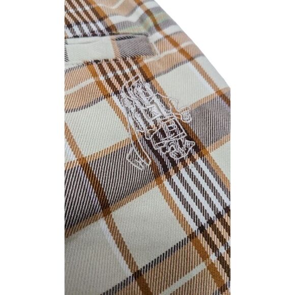 Karin Mens Size 28‎ Plaid Board Shorts Brown - Picture 6 of 8